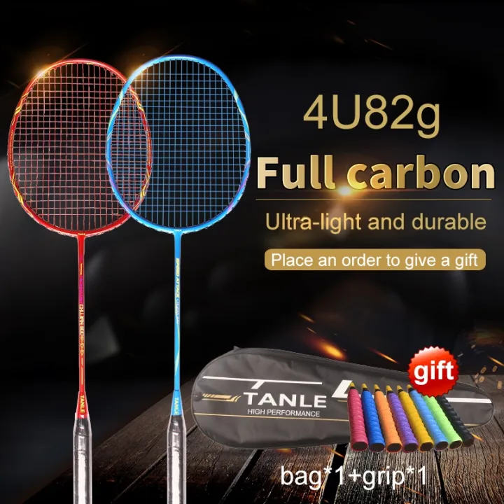 TANLE Original Full Carbon Badminton Racket competition Super Light