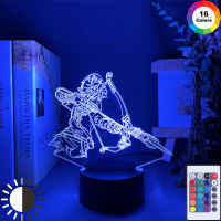 3D Lamp Link Figure Led Night Light for Game Room Decor Ideas Kids Child Toys Nightlight Color Changing Desk Usb Lamp Birthday