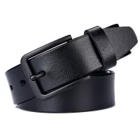 The new needle belt buckle cowhide leather men leisure cross-border restoring ancient ways