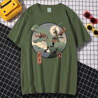 【Mens clothing】 JurassicJapan Comics PrintsT ShirtSweat ClothesSummer New TopsO Neck Mens Tshirts