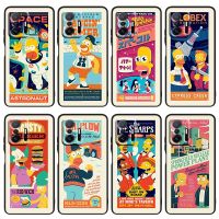 [ขายร้อน]NIQUXI การ์ตูนน่ารัก Simpsons สำหรับ Xiaomi Mi 12 12X 11ครั้ง11i 11 10ครั้ง10 9ครั้ง9SE 9 A3 CC9E Pro อัลตร้า Lite สีดำซิลิโคนโทรศัพท์กรณี