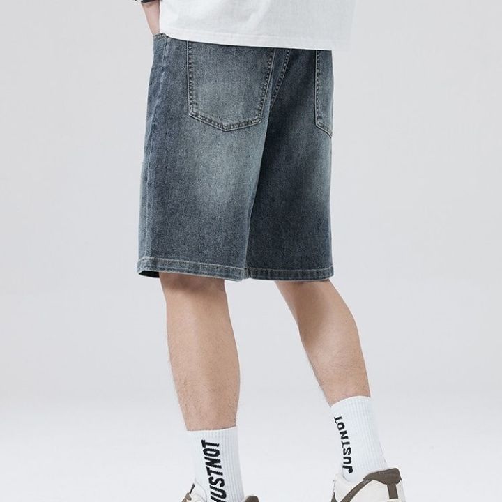 ready-new-store-opening-seasonal-clearance-sale-price-summer-mens-denim-shorts-mid-leg-pants-all-match-for-outerwear