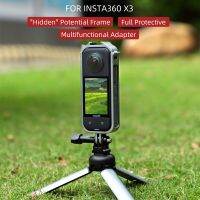 กรงจู่โจมโลหะสำหรับ Insta360 X3สำหรับกรอบรูปขยายได้ป้องกันกล้อง Insta360 X 3