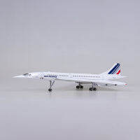 สินค้ามาใหม่ โมเดลเครื่องบิน Air France Concorde (jet) ขนาด 50 ซม. ทำด้วยเหล็ก มีไฟส่องสว่างในตัวเครื่องบิน (เปิดโดยสัมผ้สหรือเสียง) มีสายชาร์จ USB