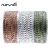 [HUYE Outdoor Store] Angryfish 12 Strands D-Braid 100เมตร Camo Braided PE Fish Line ปลาคาร์พตกปลาสานความทนทานที่แข็งแกร่ง