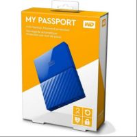 WD My Passport 1TB 2TB-ฮาร์ดดิสก์ภายนอกฮาร์ดดิสก์ภายนอก Hdd รับประกัน3ปี