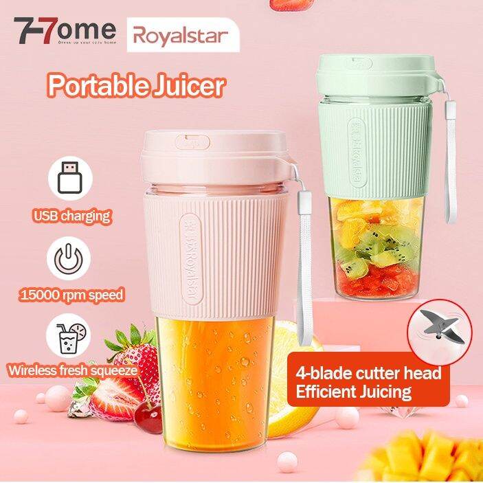 Portable Blender/Juicer 4 Blades Fruit Smoothie Blender Puree Blender