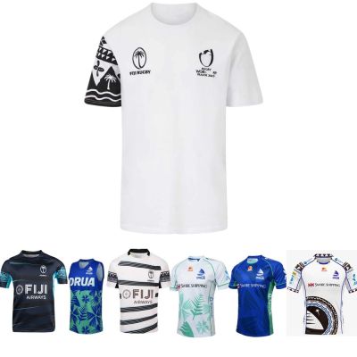 and Number Name fiji [hot]FIJI away jersey rugby home FIJIAN DRUA 7s rugby SUPPORTER jersey Custom T-SHIRT shirt 2023