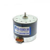 Pita Vinil Rekod EG-520มอเตอร์12V DC CCW 3B Bunyi Rendah Kelajuan Rendah