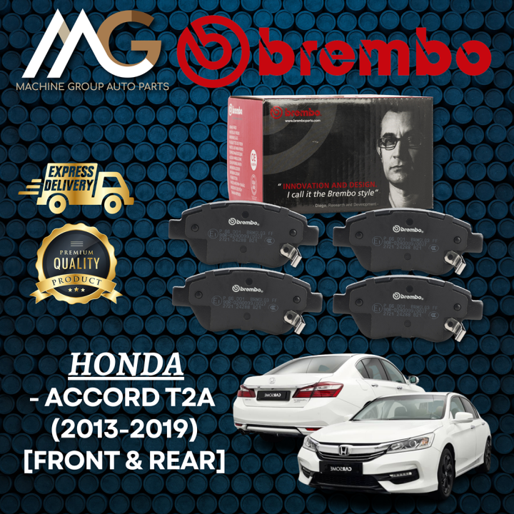 Honda Accord T2A (20132019) Brembo Brake Pad Front (Depan) & Rear