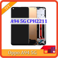 หน้าจอ Incell สำหรับ OPPO A94 5G CPH2211สัมผัสหน้าจอ LCD กระจกกันรอยดิจิตอลชิ้นส่วนอะไหล่ A94อะไหล่ซ่อมโทรศัพท์