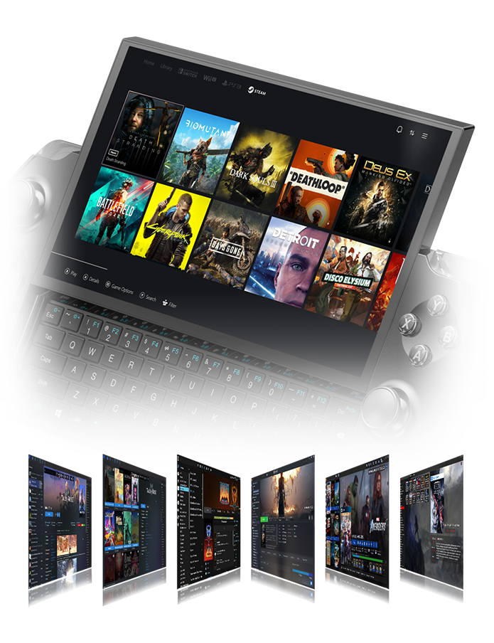 สินค้ามาใหม่! GPD WIN4 Win 4 AMD 6800U 6นิ้วมือถือ Gamepad แท็บเล็ต32กิ ...