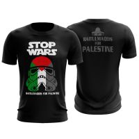 New FashionSTOP WARS BAITULMAQDIS FOR PALESTINE Tshirt Microfiber Jersey | Palestine shirt 【 READY STOCK 】 2023