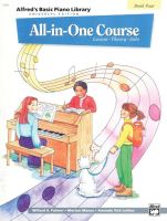 หนังสือเปียโน Alfreds Basic Piano All-in-One Course : All in One Book Book 4