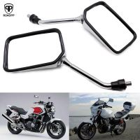 Roaopp 10MM Motorcycle Rear Side View Rearview Mirror For Honda CB400 CB750 CB1000 CB1300 CB-1 VTEC VT250 ZRX400 VYR Mirrors