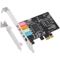 PCIe การ์ดเสียง5.1 PCI การ์ดเซอร์ราวด์ด่วน3D เสียงสเตอริโอที่มีประสิทธิภาพเสียงสูงพีซีการ์ดเสียงชิป CMI8738 LSK3825การ์ดเสียง S