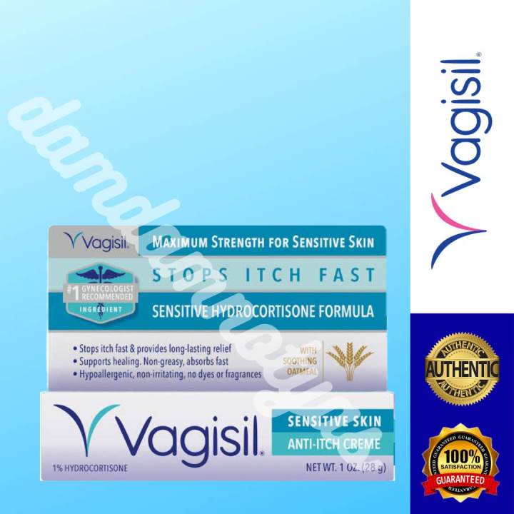 VAGISIL MAXIMUM STRENGTH FEMININE ANTI ITCH CREAM FOR SENSITIVE SKIN