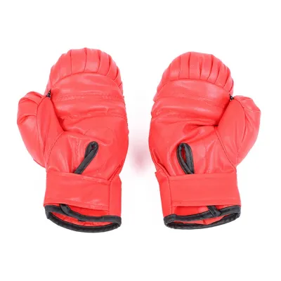 Boxing Gloves for Men Women Children Kickboxing Training Gloves Heavy Bag Gloves Punching Bag Gloves for Boxing Red Black