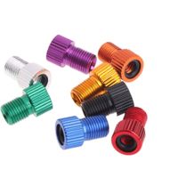 4PCS Aluminum Alloy Bike Valve Adapter Caps Bicycle Air Nozzle Air Pump Road Racing Bike Inner Tube Tools Bicycle Accessories