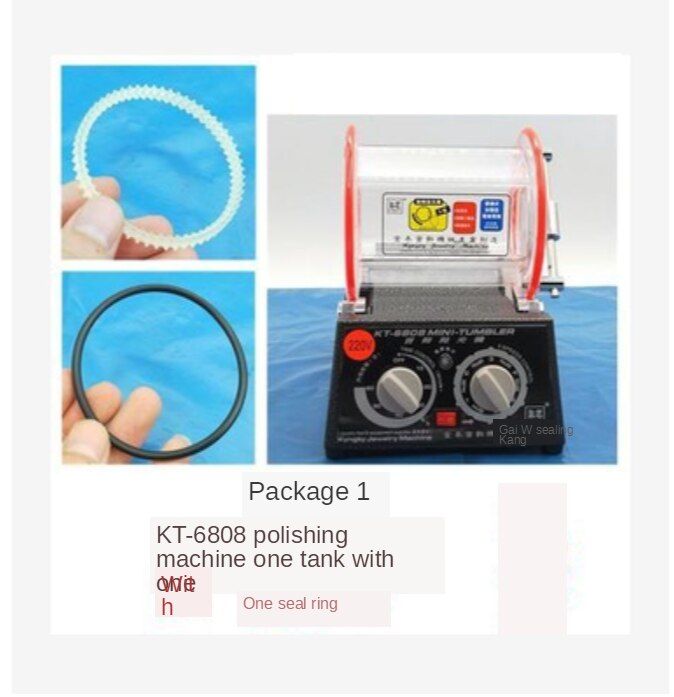 kt-6808แพคเกจหนึ่งกลองเครื่องขัดเงา-เครื่องประดับแก้วทัมเบลอร์แบบหมุนได้-ไม้ลอย-mini-tumbler-แก้วทัมเบลอร์แบบหมุนได้เครื่องขัดเงาเครื่องประดับ-polisher