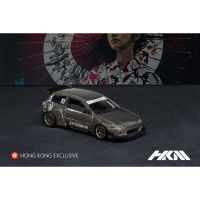 (Hot) HKM 1:64 Civic Type R EG6 pandem ROCKET Bunny METALLIC Grey Bright Pink Alloy diorama Car Model Miniature Car Car Car Car Car Car Car Cars Toys in stocks