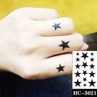 【hot】☬  Temporary Sticker Star Design Fake Flash Wrist Ankle Female