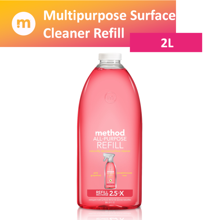 method AllPurpose Cleaner Refill 2L pink grapefruit Lazada