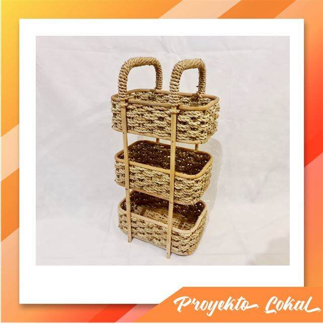 Proyekto Lokal Layer Rattan Storage Rattan Box Rattan Layer Organizer Multipurpose