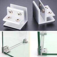 Steel Glass Clip Fish Mouth Adjustable Railing Stair Clip Bathroom Shelf Bracket Glass Fixing Fence Handrail A2X0