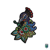 Peacock Patches Applique for Custom Jacket