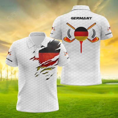 Style NEW Summer 2023 Custom Name Germany Golf 3D Polo Shirtsize：XS-6XLNew product high-quality