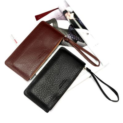 （Layor wallet）กระเป๋าสตางค์หนังพียูคุณภาพสูงผู้ชายธุรกิจ39; S,กระเป๋าสตางค์แฟชั่นอเนกประสงค์เรียบง่ายลำลองกระเป๋าโทรศัพท์คลัทช์ขนาดใหญ่