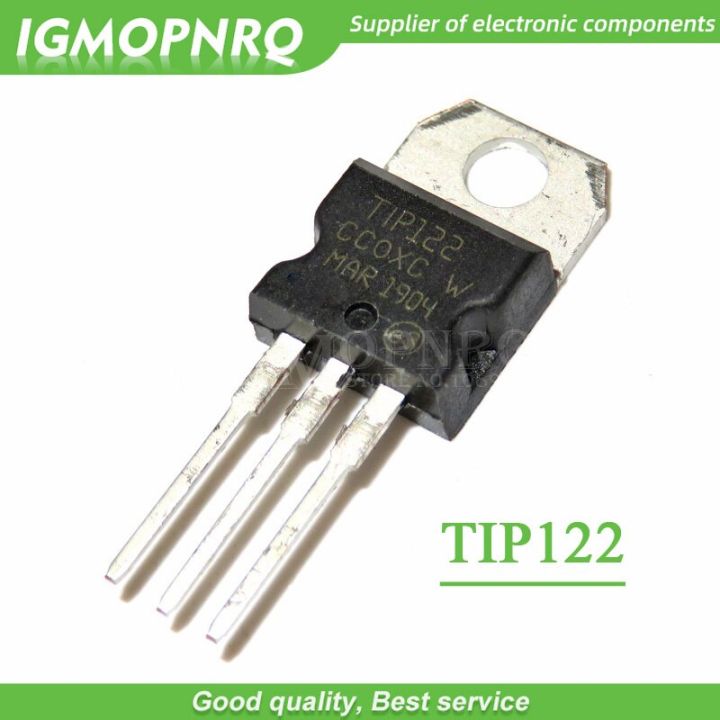 10pcs/lot TIP122 Transistor Complementary TO 220 NPN 100V 5A New Original Free Shipping