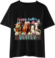 2023 Summer Easter Day Prints Shirts Toddler Girl Boys Short Sleeve Bunny T Shirt Kids Girls Tee Little Boys Tops