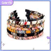 ที่คาดผมลำลองแบบหวีเรซินชุดเครื่องแป้งน่ารัก-FA ที่คาดผมแฟชั่น Unisex Headbands ไม่ลื่นเครื่องประดับผมม้วน