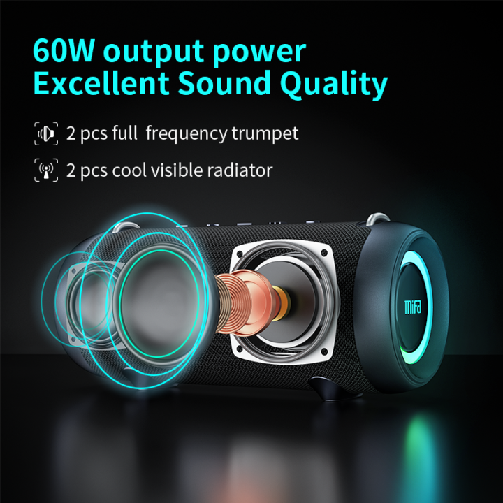 mifa A90 Bluetooth Speaker 60W Output Power Bluetooth Speaker with ...