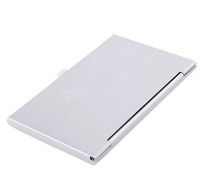 New 1pc 9.3x5.7x0.7cm Business ID Credit Card Case Metal Fine Box Holder Aluminum Pocket Business Card Holder Bags