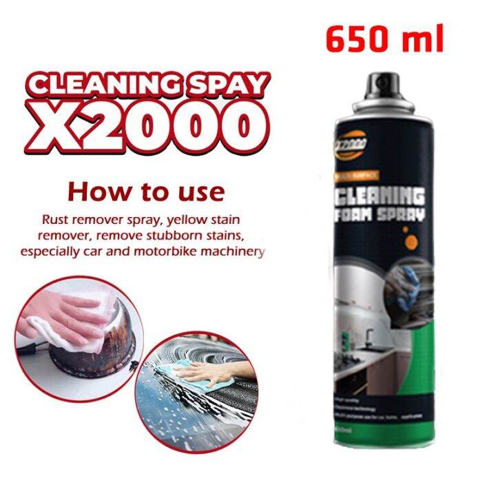 Cleaning spray x2000, foam Cleaner x2000 Car Interior Cleaning, Multi