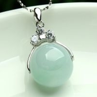 Jade pendant womens transfer pearl necklace womens 2021 new simple red agate LULUTONG Jade Pendant Necklace DQNK DQNK