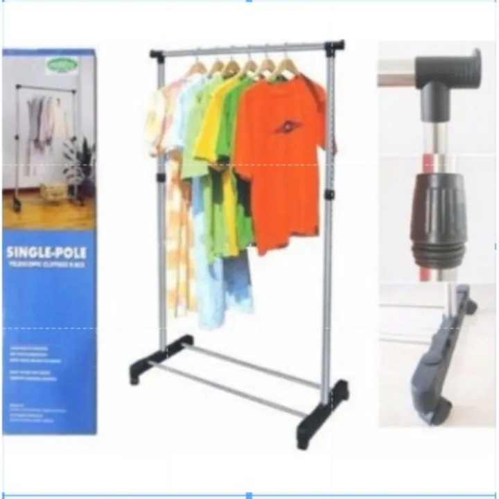mjtb.ph High quality Single pole clothes rack NO WHEELS Lazada PH