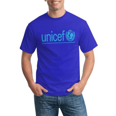 Daily Wear Unicef Who Logo Mens Tshirts Loose Summer Clothing