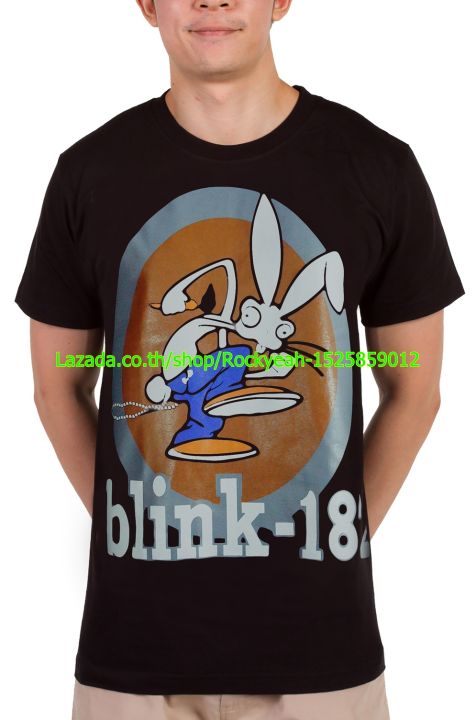 เสื้อวง-blink-182-ร็อคในตำนาน-อมตะ-บลิงก์-182-ไซส์ยุโรป-rcm558