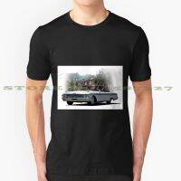 1962 Ford Galaxie 500 Ii Black White Tshirt For Men Automobile Auto Automotive Car Transportation Transport Gildan