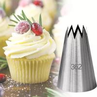 หัวบีบครีม หัวบีบครีมสแตนเลสเบอร์ 362 ฟัน 9 ซี่ Star Piping Tips