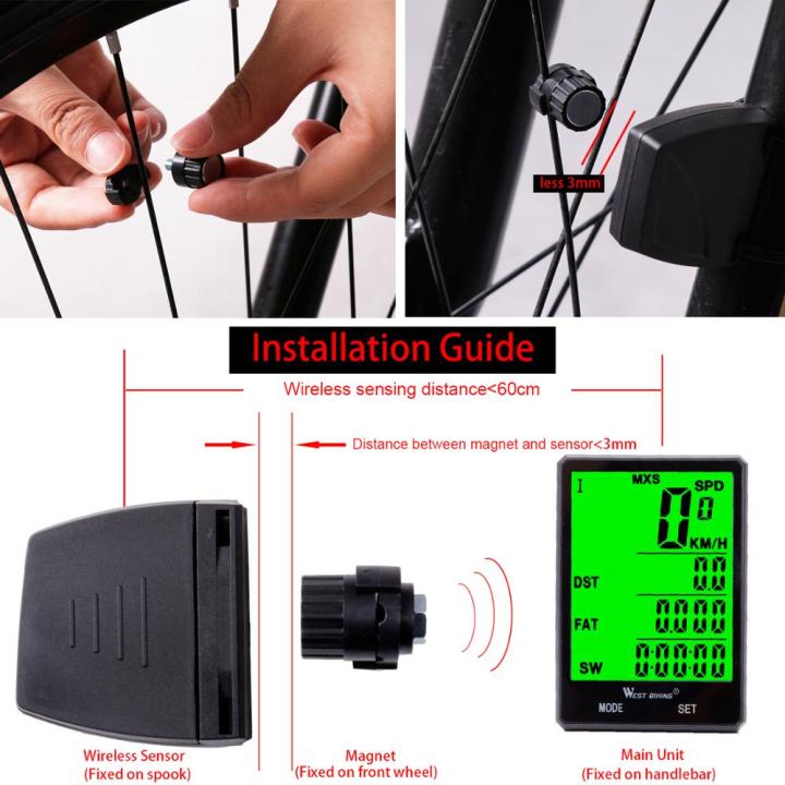 west-biking-2-8-large-screen-bicycle-computer-wireless-wired-computer-waterproof-speedometer-odometer-cy-cling-stopwatchcling