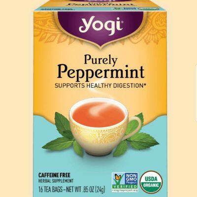 Premium for U📌ชา YOGI TEA DIGESTION TEA BOX ชาสมุนไพรออแกนิค  เพื่อสุขภาพจากอเมริกา📌 Purely Peppermint