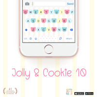 Jolly &amp; Cookie 10 Keyboard Theme⎮(E-Voucher) for Pastel Keyboard App