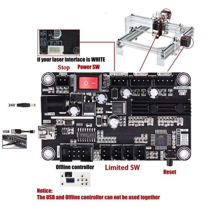 grbl-2-axis-control-board-usb-port-cnc-engraving-machine-control-board-2-axis-control-laser-engraver-control-board