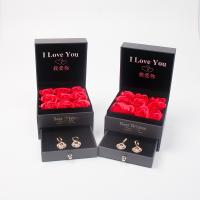 TA MINGREN Romantic Rose Flower Sliding Drawer Printed Jewelry Luxury Custom Gift Box For lover