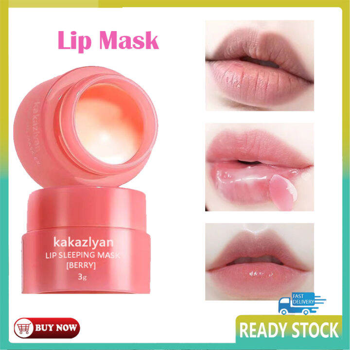Lip Sleeping Mask Lip Balm Lip Care Night Sleep Moistened Lip Bleaching